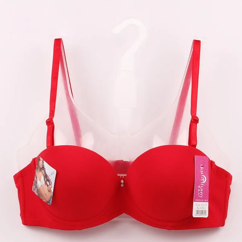  Women bra seamless sexy front button bra push up underwear buckle female small chest bras For Women