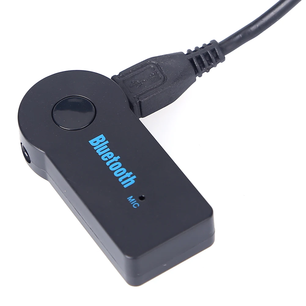 Аудио AUX 3,5 мм Jack Беспроводной Bluetooth Music Receiver Car Kit Динамик наушников адаптер Hands Free для телефона
