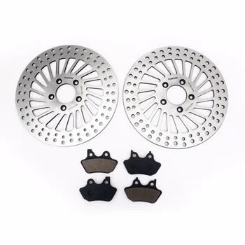 

BIKINGBOY Front Brake Disks Discs Rotor Brake Pads Kit For Harley Sportster 883 XL R XLI 1200 XL S Sport 2000 2001 2002 2003