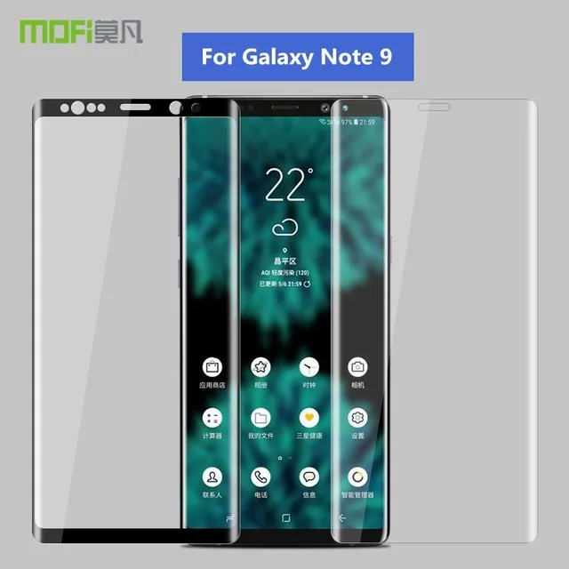 

For Samsung Galaxy Note 9 Glass Original MOFi 3D Full Cover Protective Film Screen Protector for Galaxy Note9 Tempered Glass