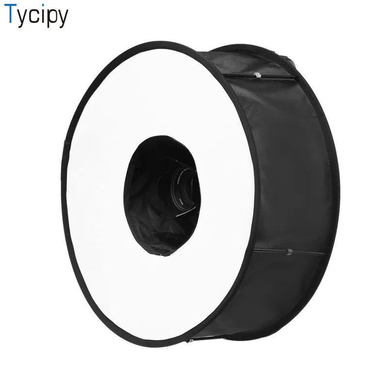 Tycipy Ring 45 см Вспышка круглая Стильная вспышка светящаяся Мягкая коробка