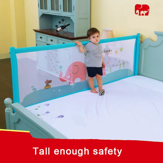 Grote hoge baby bed rail bedrand baby safty slapen bed guard 180 200 cm