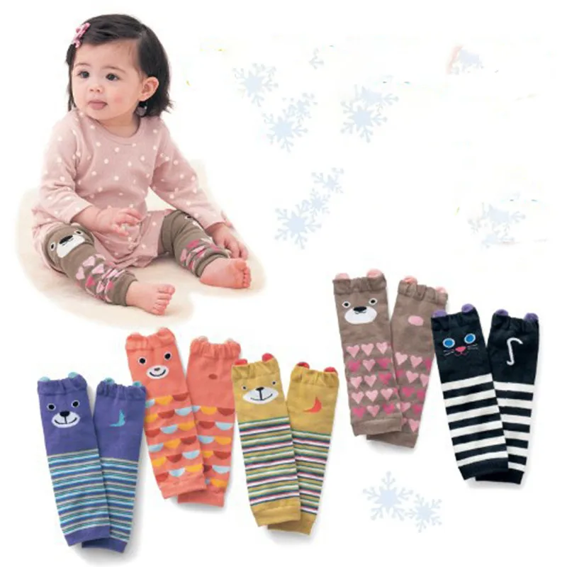 

1 Pair Baby Knee Pads Leg Protector Anti Slip Crawling Accessory Baby Leg Knees Protector Warmer Baby Crawling Leg Warmers
