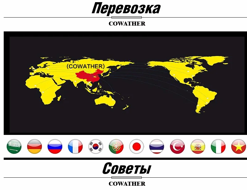 COWATHER дизайн корова ремень из натуральной кожи мужской ремень автоматическая пряжка ремни для мужчин мода стиль пояс