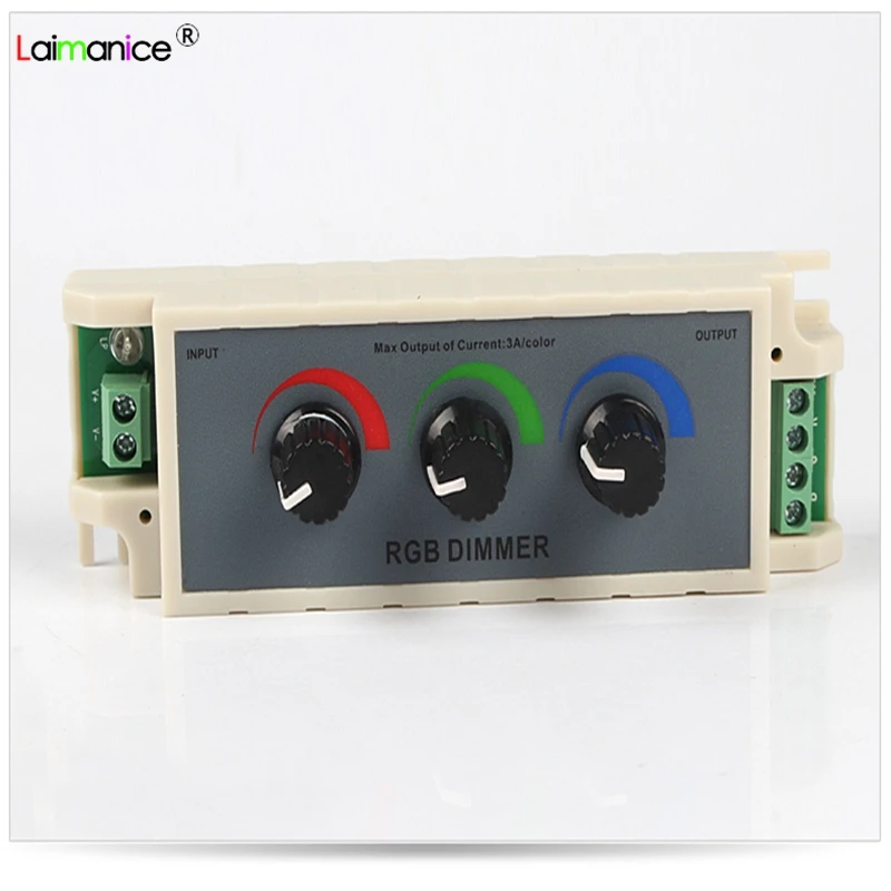 DC12 24V RGB диммер плавный Регулируемый переключатель светодиодные полосы света