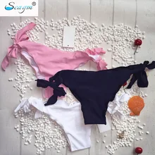 Купальники нового стиля Короткие для женщин Бразильский бикини Низ за шт. 118