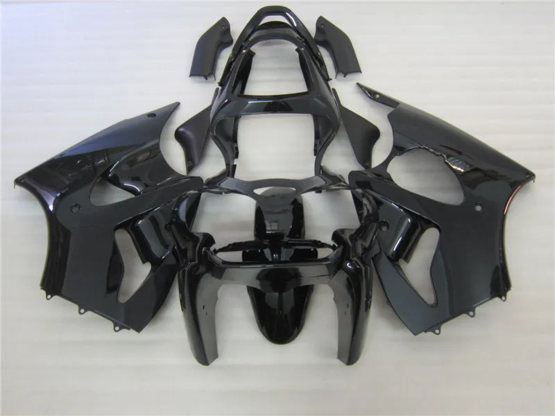 Комплект обтекателей OEM для Kawasaki ninja ZX 6R 2000 2001 2002 ZX6R 00 01 02 черные Обтекатели из АБС