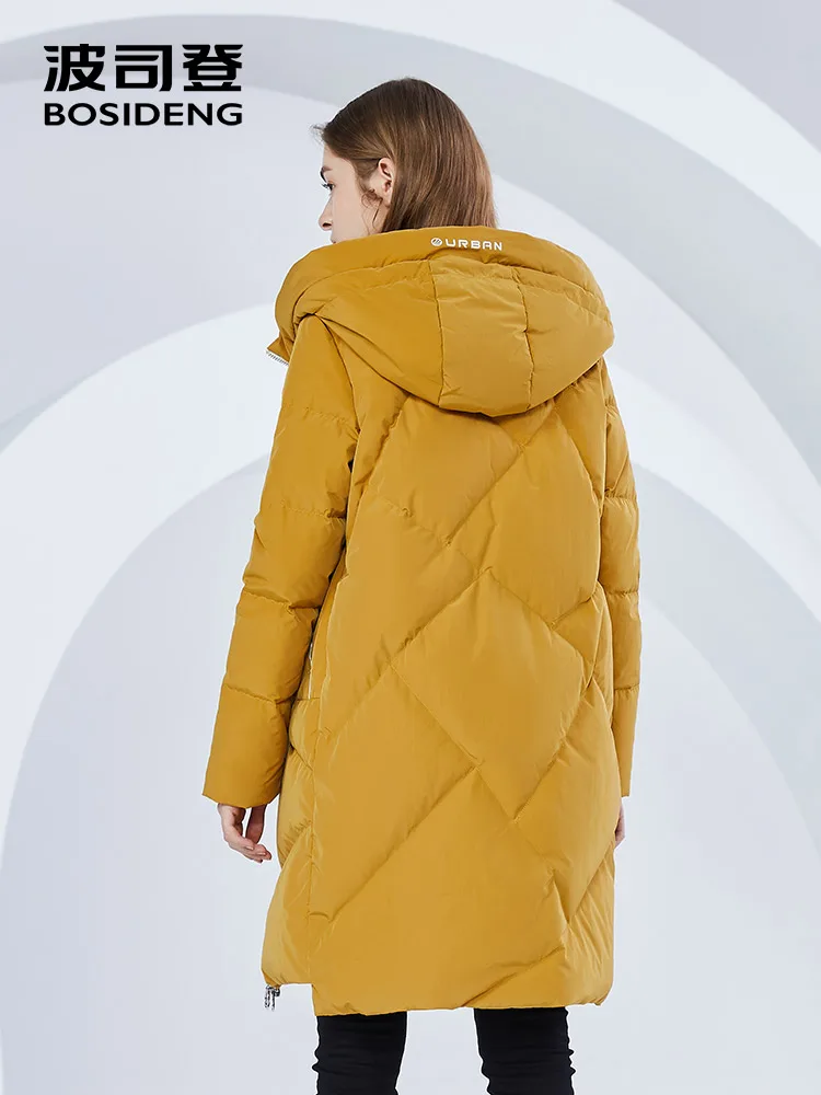Kopen BOSIDENG winter jas nieuwe down jas hooded lange parka 90% eendendons hoge kwaliteit waterdichte thicken licht B80141016