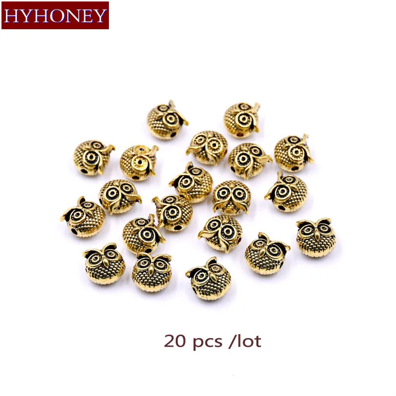 

HYHONEY 20Pcs/Lot Alloy Owl Bracelet DIY Accessories Hand made Jewelry making Wholesale