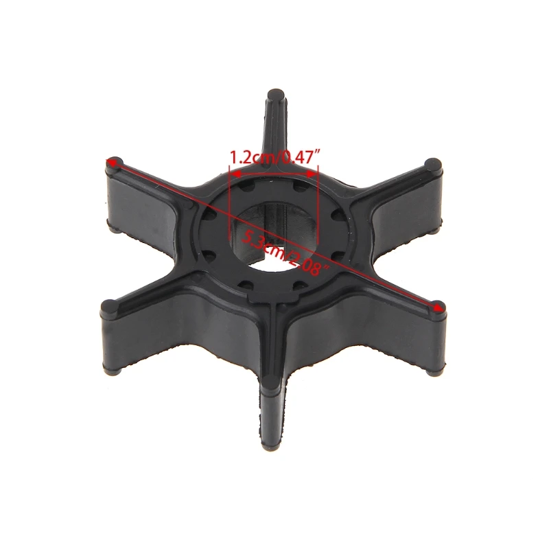 6-horsepower Outboard Water Pump Impeller Durable 6 Blade for Yamaha Marine 63V-44352-01-00 Sierra 18-3040