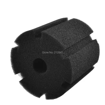

Reusable Round Aquarium Fish Tank Biochemical Filter Filtration Sponge Black free shipping