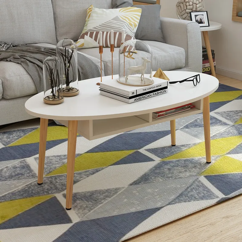 

Nordic Solid Wood Small Tea Table Simple Living Room Small Sofa Table Wild Furniture with Drawers Pine Living Room Furniture