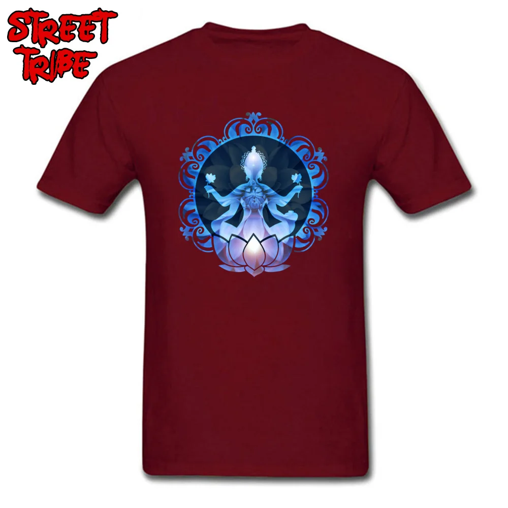 Flowtus 100% Cotton Men Short Sleeve Tops T Shirt Gift Fall Tshirts Summer Clothing Shirt Slim Fit Round Collar Flowtus maroon