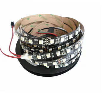 

5mX Addressable UCS2904 5050 RGBW DC24V input digital LED strip 72LED/m 12 IC/m dream color led strip free shipping