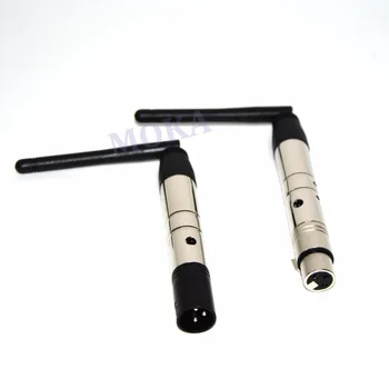

4Pcs/lot 3 Pin DMX 512 Wireless Console Receiver 2.4G Wireless Transmitter& Wireless Receiver 512 Channels Controller