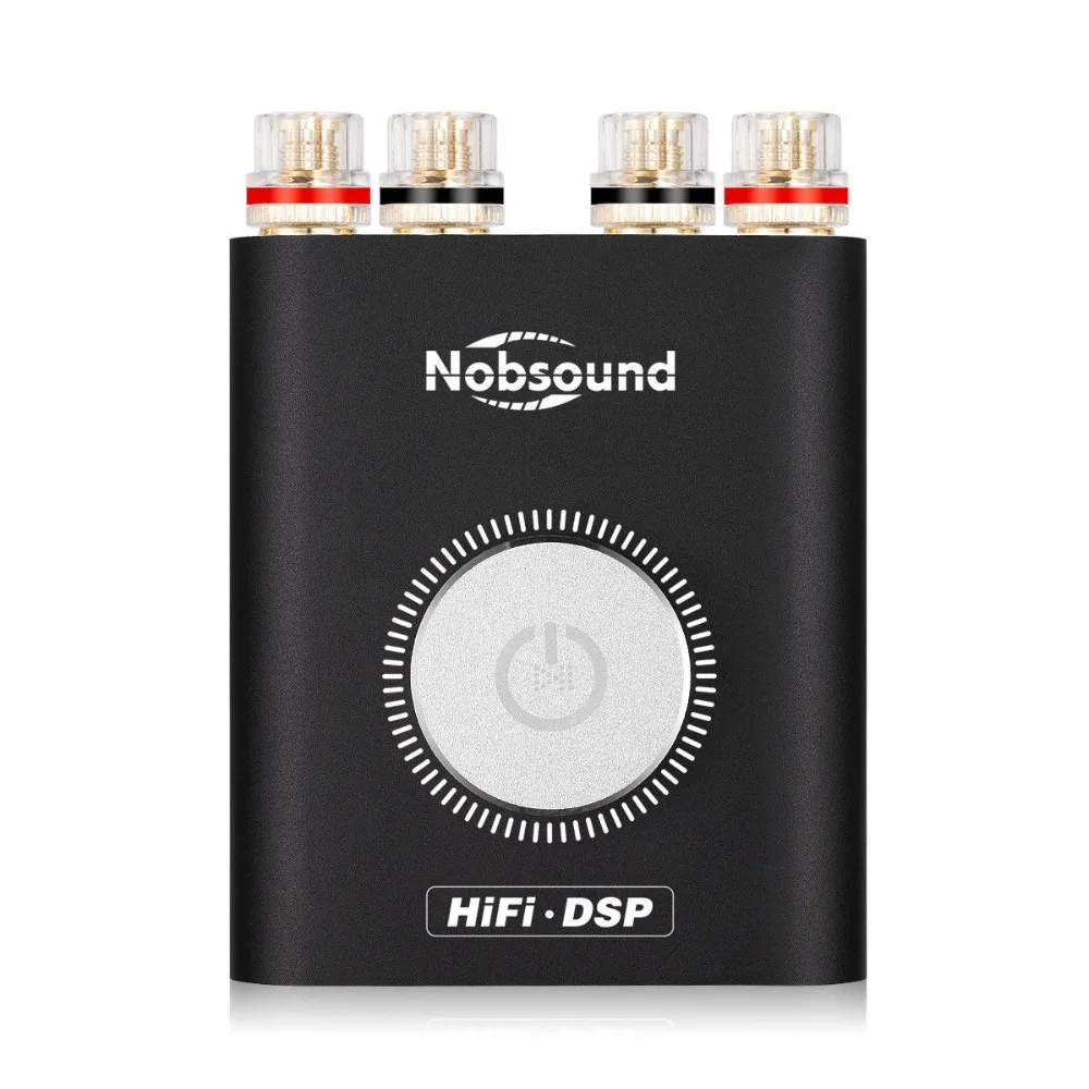 Nobsound HiFi NS-20G Мини Bluetooth 5,0 TPA3116 цифровой усилитель мощности Hifi DSP стерео усилитель для наушников 100 Вт+ 100 Вт с адаптером