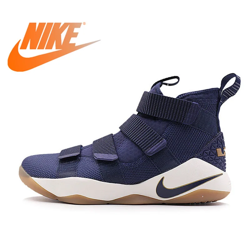 

Original Authentic Nike LBJ Men's LEBRON SOLDIER XI LBJ Basketball Shoes Breathable Sports sneakers Lightweight Non-slip 897645