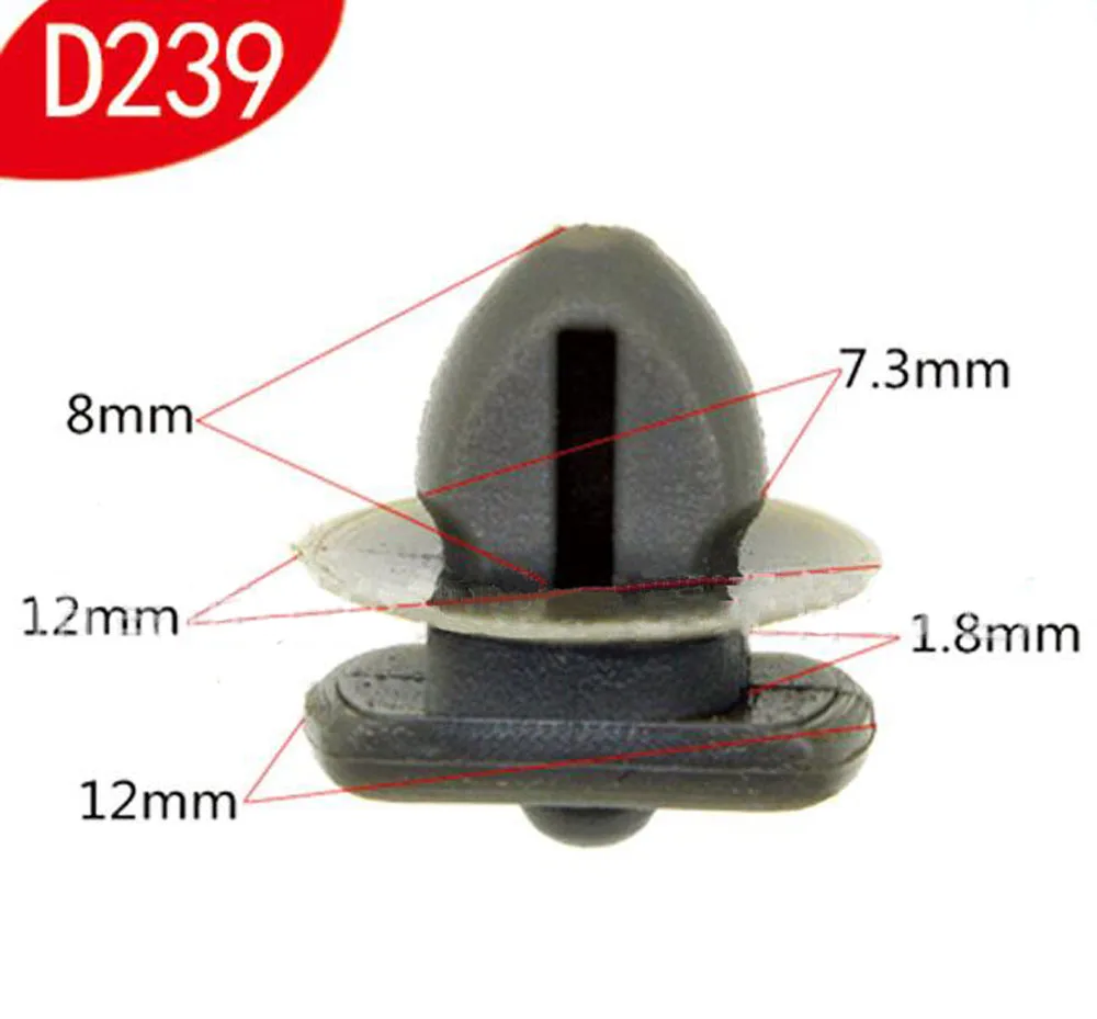 1000 pieces Automotive Interior Fastener Door Clamp Car Door Panel Clip