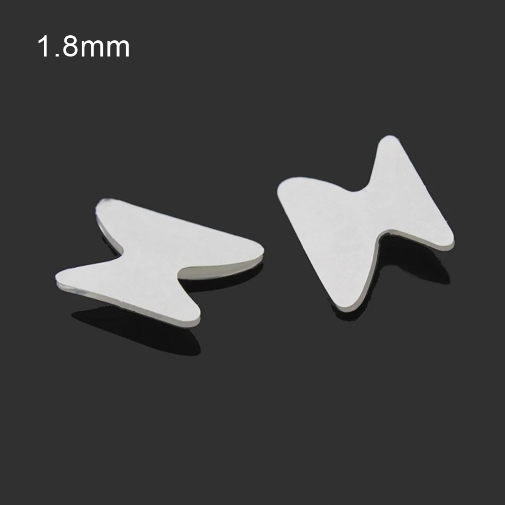 

5 Pair 1.8/2.5mm Silicone nose pads glasses Plate glasses frame glasses slip nose pads increased eyewear accessories black white