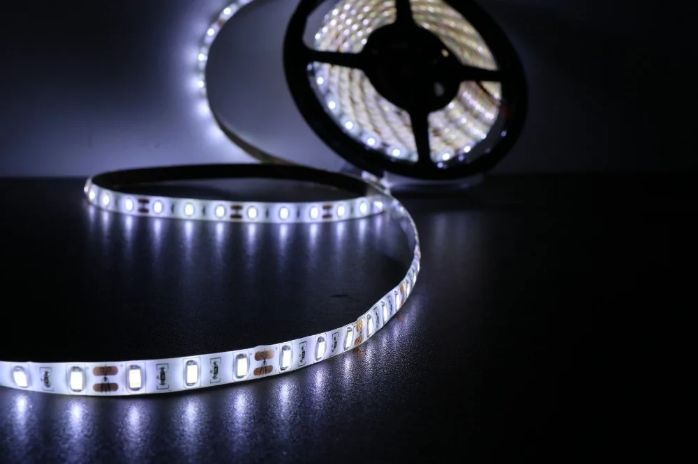 

MARSWALLED High CRI 80+ LED Strip Light SMD5630 Super Bright LED Lighting Pure White Waterproof IP65 6000K-6500K