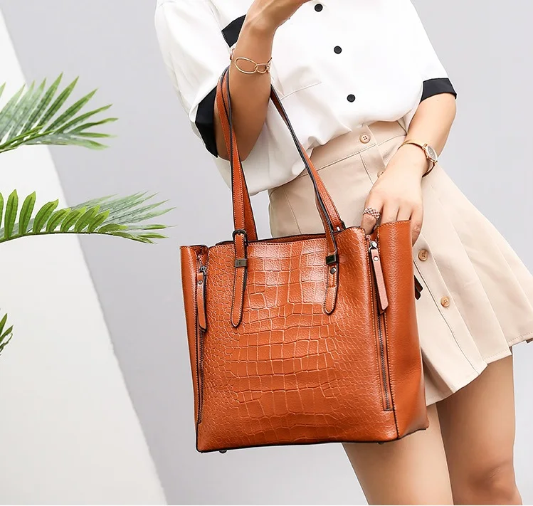 Дизайнерские женские сумки, сумки из натуральной кожи для женщин, женские повседневные сумки через плечо, женские сумки-мессенджеры, крокодиловая сумка N422