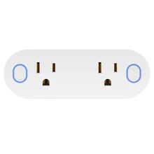 Новое поступление мини умный дом Wifi переключатель таймер розетка 16A пульт дистанционного управления Голосовое управление энергосберегающая вилка США