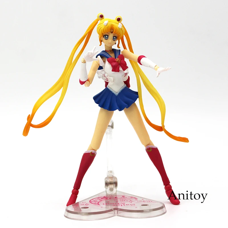 SHF Sailor Moon Crystal Season III Action Figure 1/8 scale painted figure 20th Anniversary Variable PVC Figure Toy 15cm