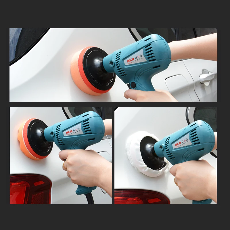 pcmos 220V Automotive Polishing Machine Polisher Waxing Machine Adjustable-speed Furniture Porcelai