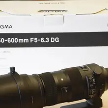 Sigma 150-600 мм f/5-6,3 DG OS HSM телеобъектив для крепления Canon