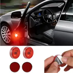 4x двери автомобиля светодио дный открытие Предупреждение лампа безопасно Flash Light Anti-collid световой сигнал для BMW X5 E90 E60 f30 F10 F15 E63 E64 E65 E86