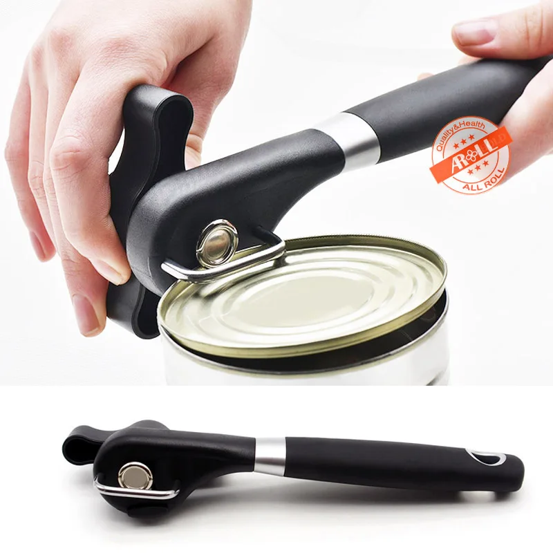 Manual Carbon Steel Can Opener Tin Openers Professional Ergonomic Side