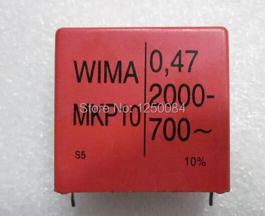 WIMA CAPACITOR / MKP10 2000v 0.47uF (474 0.47UF 2000V 470n ) 10% Film Capacitor/ original | Электронные компоненты и