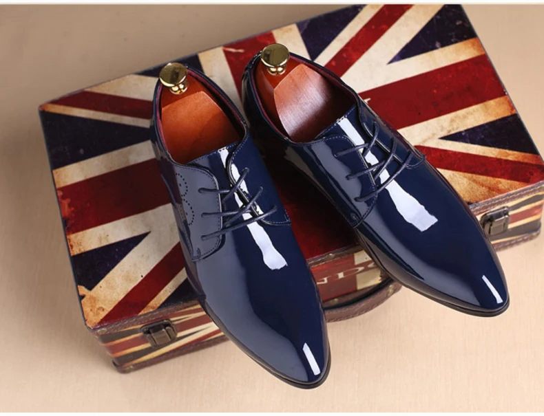 Mens Casual Shoes' Black Oxford Shoes Men Winter Autumn Spring Men Casual Shoes Leather Lace Business Formal Shoe For Mens Brand (5)