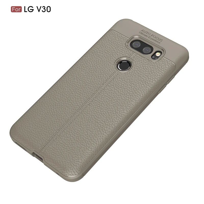 Phone Case For LG V30 Leather Business Litchi Pattern (15)