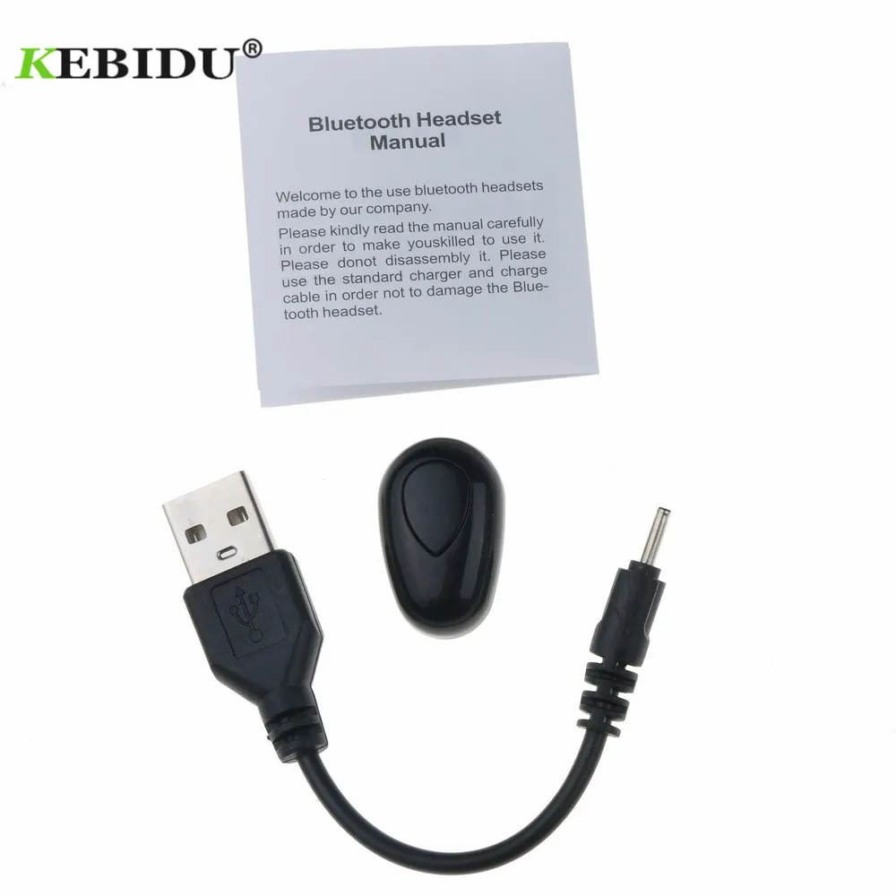 Беспроводные мини наушники kebidu S520 Bluetooth 4 1 гарнитура с микрофоном свободные руки