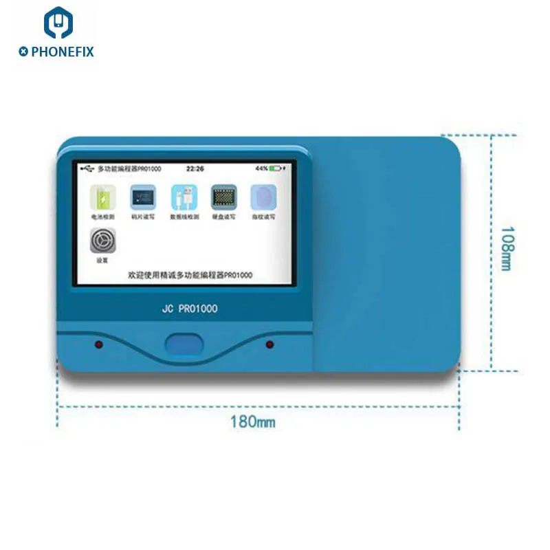PHONEFIX JC Pro1000s Baseband Logic EEPROM IC программист батарея для наушников кабель для передачи данных инструмент для тестирования для iPhone 5 6 6S 7 7P 8