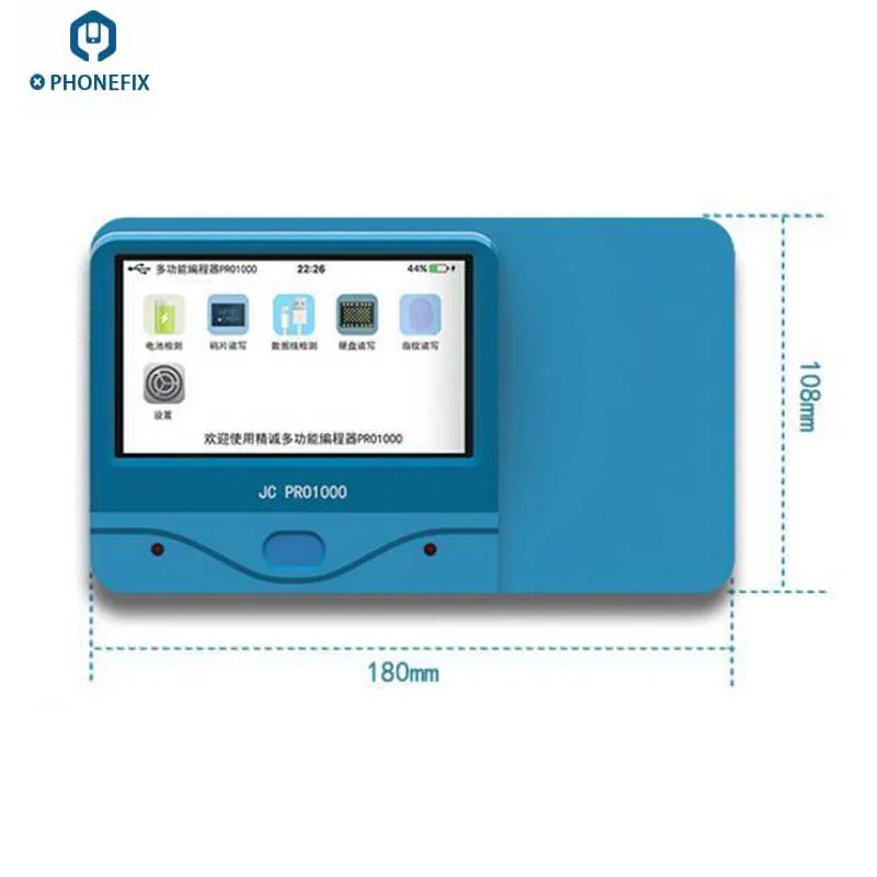 Phonefix jc pro1000s nand programador do telefone