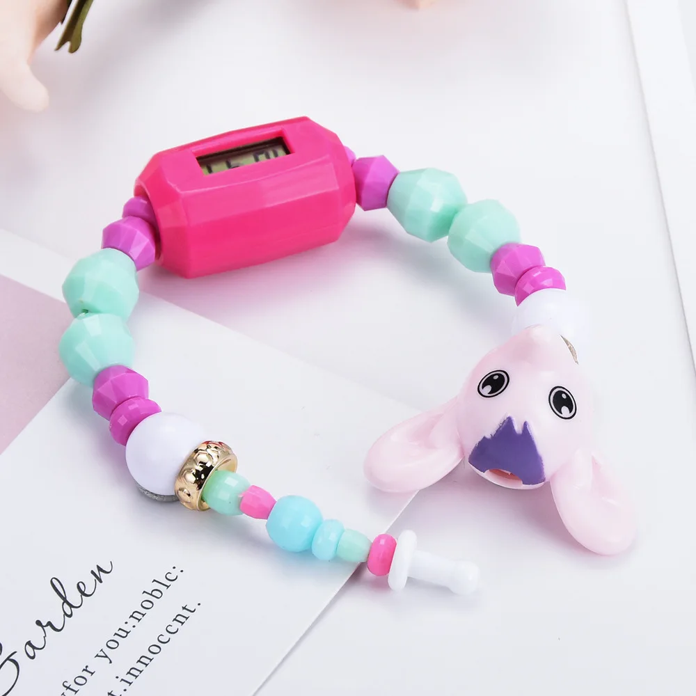 2019 Cartoon Bracelet DIY Charm Dress Quartz Clock Girls Cat Dog Digital Kids Watches Colorful Creaive 4