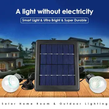 

6V 3W Solar LED Light Bulb Outdoor Waterproof Garden IP65 Draagbare Courtyard Yard Security Lamp Verlichting Energie Lamp
