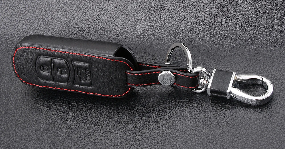 Vciic 2/3BTN натуральная кожа ключа автомобиля чехол для защиты для Mazda 2 3 5 6 CX-3 CX-4 CX-5 CX-7 CX-9 Atenza Axela MX5 Fob чехол Комплект