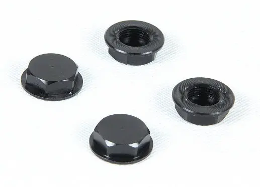 

tire nut enclosed a silver and black and white 97014 for losi 5ive-t 5t Rovan LT