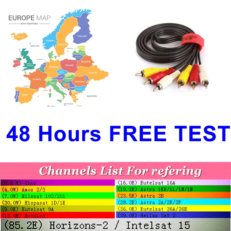 Европа 7 8 9 10 Full HD линии 1 год Cccam cline для Европы 7 10 IP ТВ линии использовать для спутникового ТВ ресивера DVB-S2 сервер hd