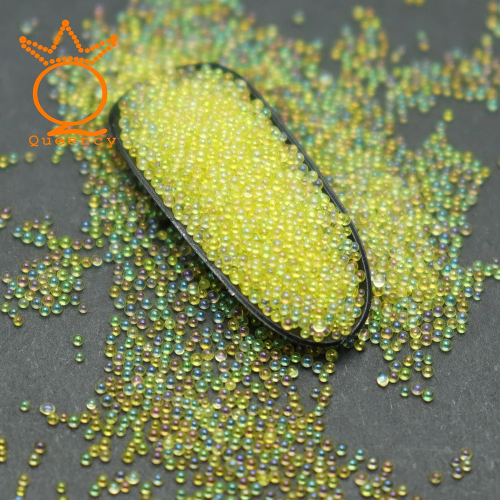 

Mini Caviar Metal Beads Lime Tiny Crystal 3D Balls Nail Art Rhinestones Crystal Caviar Beads Accessoires DIY Supplies Tool
