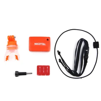 

TELESIN Surfing Skating Shoot Dummy Bite Mouth Holder Mount Adapter+Floaty Neck Lanyard for GoPro for DJI Osmo Action Xiaomi Yi
