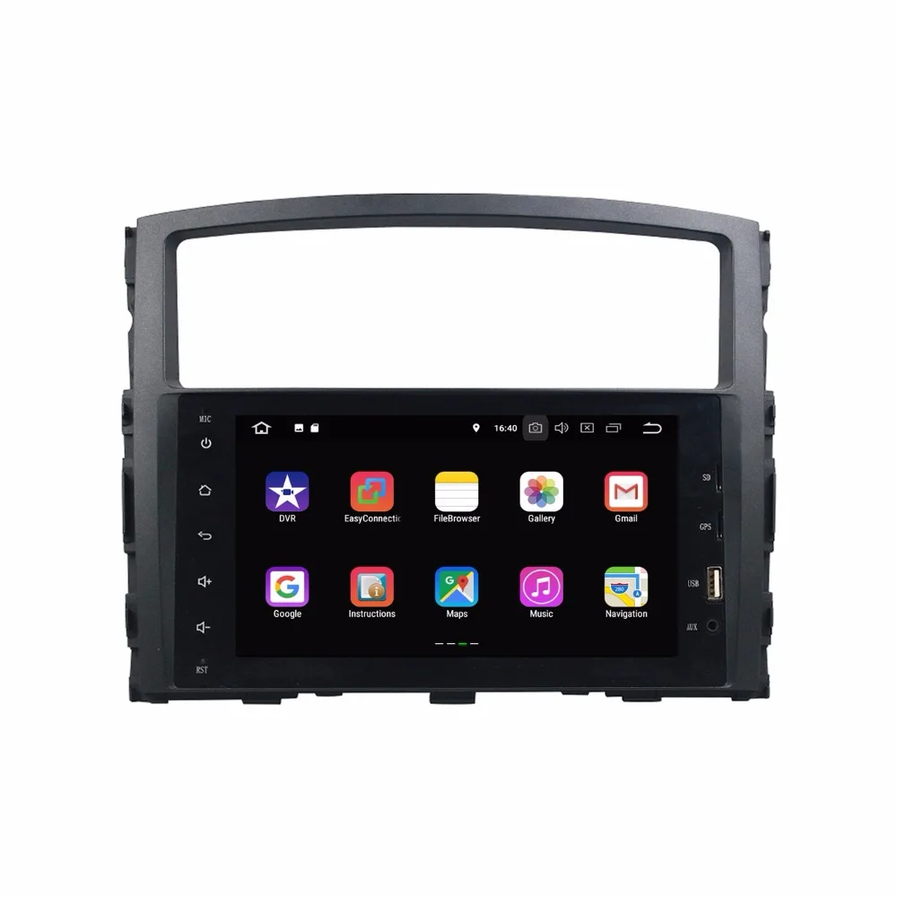 Sale Quad Core 2 din 8" Android 8.1 Car DVD Player for Mitsubishi PAJERO V93 V97With 2GB RAM Car Radio GPS 4G WIFI Bluetooth 16GB ROM 1
