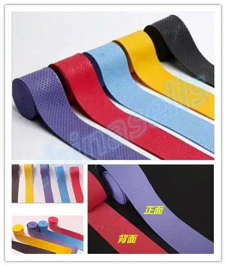 مضرب تنس overgrips مكافحة زلق شريط العرق استيعاب يلتف الريشة المضرب overgrip العرق الفرقة قبضة الصيد skidproof