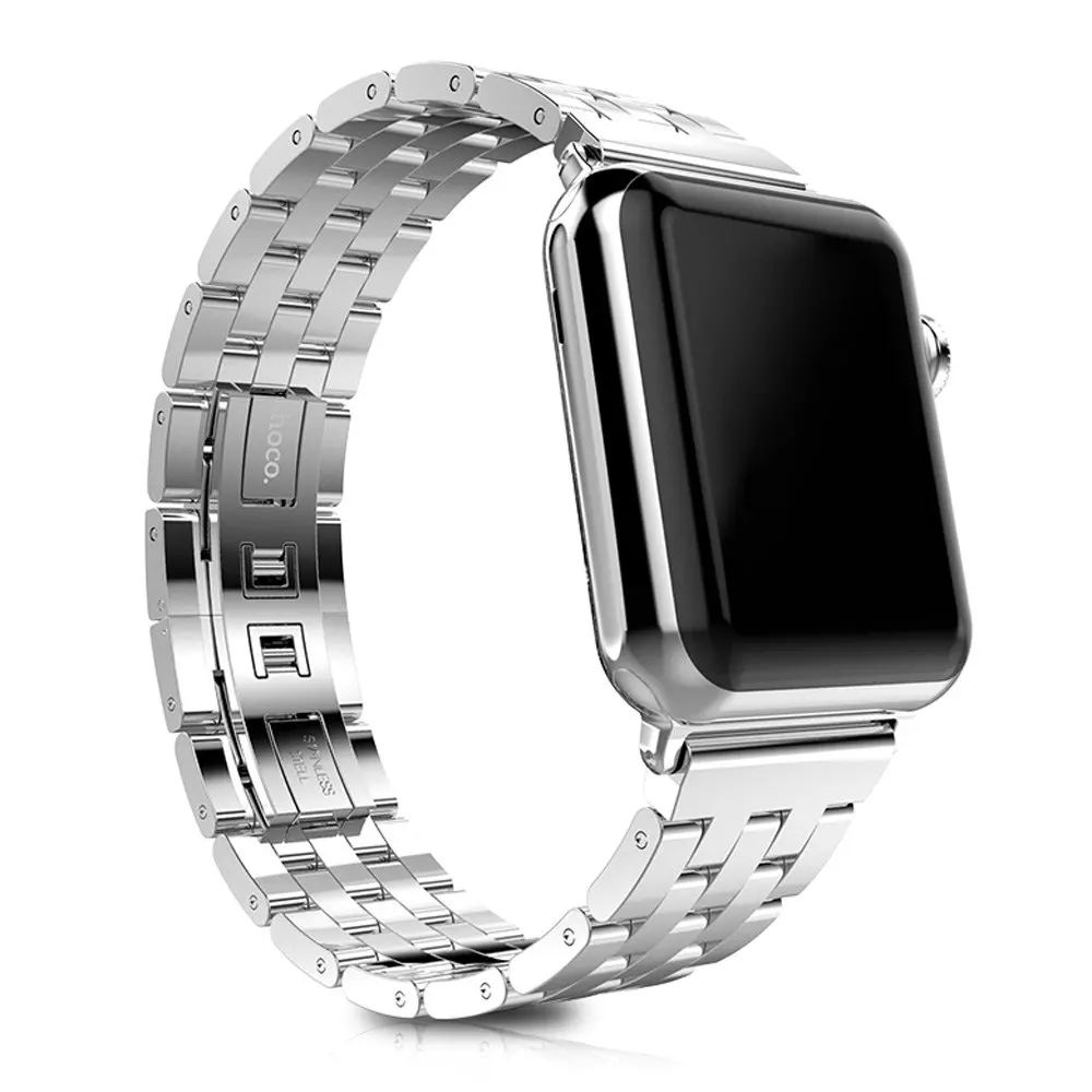 Hoco Watch Band Stainless Steel Watchband with Folding Clasp for Apple Watch 38mm
