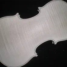 Необработанная белая скрипка 4/4 ручная работа европейская деревянная цельная Кленовая задняя часть EU5309