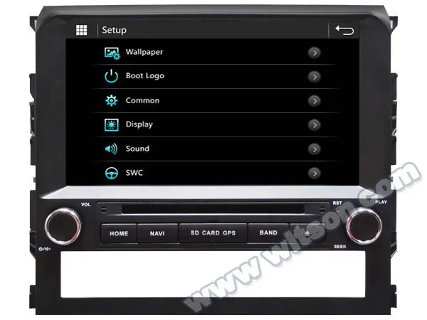 Clearance 9" Car DVD for Toyota Land Cruiser J200 2015-2017 with Tire Pressure Monitoring System Support & Front DVR Camera Support 1