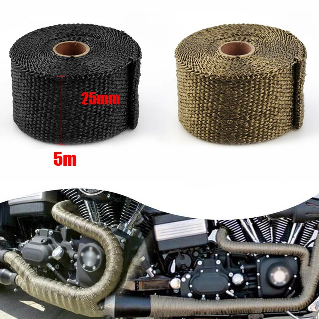 

MANIFOLD HEAT EXHAUST THERMAL WRAP TAPE & STAINLESS TIES 25MM X5M For V*W GOLF G*TI MK3 VR6 2.8 V6 94